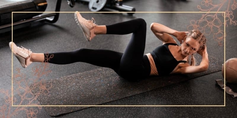 ورزش کرانچ برای لاغری شکم